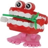 "Valentines Day Wind-Up Teeth With Rose 2"" Novelty Toy, Red White"