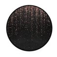 thumbnail image 2 of 36.2 Inch Round Floor Mat Rose Gold Glitter Carpet Decor Rug for Living Room Bedroom, 2 of 6