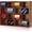Dark Brown Color, variant on Tie Box Organizer Wall Mounted Tie Rack with 16 Compartments Bamboo Belt Holder for Men Scarf Necktie Home Wall Closet(Black Color,2 Pieces)