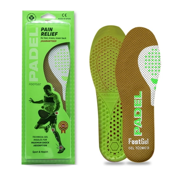 PADEL SPECIFIC INSOLES BY FOOTGEL � Exclusive Eucalyptus scent