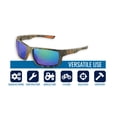 thumbnail image 3 of Gafas de seguridad Bullhead Safety Sawfish antivaho UV Green, 3 of 5