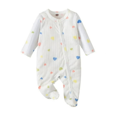 

Clearance!Spring Autumn Baby Clothes Newborn Boy Rompers Infant Girl Jumpsuit Cotton Print Long Sleeve Baby‘s Clothing Overalls