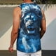 thumbnail image 3 of Mens Camisetas Algodón Impreso sin Mangas Chaleco Tanque, Cuello Redondo Casual para Al Aire Libre, Diario Y Primavera Verano Desgaste, 3 of 8