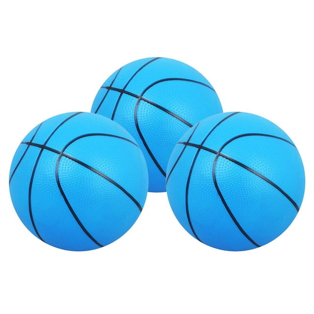 3 Piezas Mini Inflable Baloncesto Interior/exterior ejercicio Pelota Niños Juguete Azul