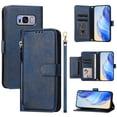 thumbnail image 2 of Samsung Galaxy S8 Plus Case ,Zipper Handbag Wallet Leather Cover with Crossbody Detachable Lanyard Strap, 2 of 5
