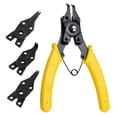 thumbnail image 5 of HEALEEP Yellow Pliers Set for Hose with Spring Loaded Design and Storage Bag Included Metal Plastic, 5 of 8