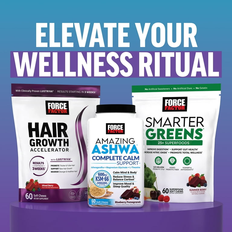 Force Factor Women's Wellness Probiotics + KSM-66 Ashwagandha