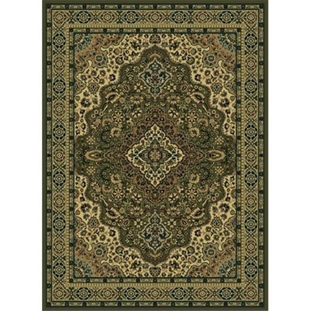 Radici 808-1212-SAGE Castello Rectangular Sage Green Traditional Italy Area Rug, 7 ft. 9 in. W x 11 ft. H