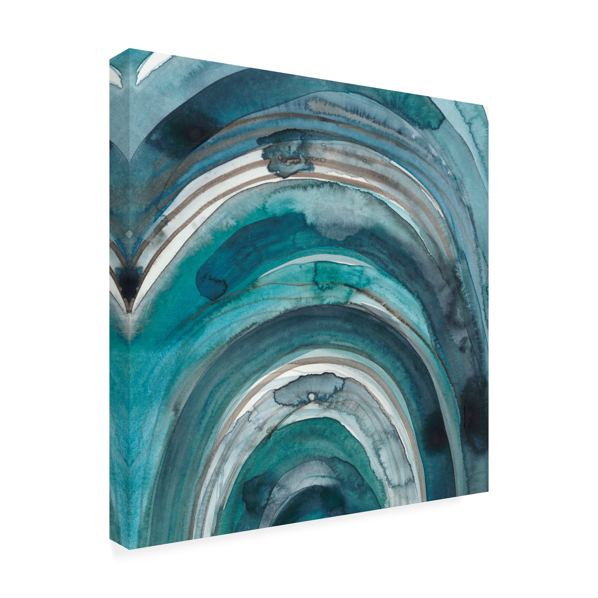 Freshwater Tide IX' Canvas Art by Chariklia Zarris