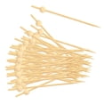 thumbnail image 3 of 200 palillos de bambú para cócteles, palillos de dientes, aperitivos, comida, palitos de fruta, brochetas, bolas decorativas para reuniones en casa,, 3 of 9
