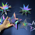 thumbnail image 3 of Apuakthei Twinkle Little Decoration - Banderines colgantes para decoración de fiestas de cumpleaños, baby shower, aniversario, compromiso, Navidad, Año Nuevo y boda, 3 of 5