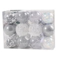 thumbnail image 3 of Adornos de bolas de Navidad perfecl 24 piezas en Plata, 3 of 8