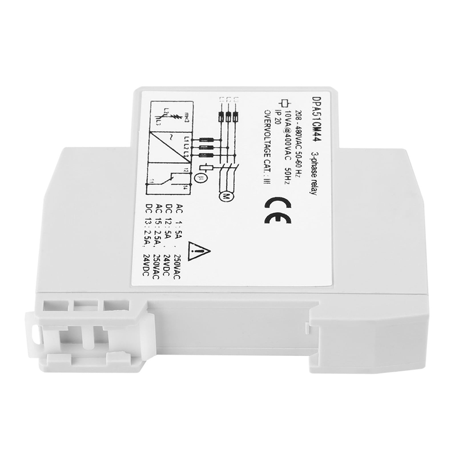 3Phase Monitoring Relay, 208480VAC ThreePhase Relay, Sequence