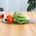 thumbnail image 4 of Platos creativos para comida, platos para servir cocina, platos de almacenamiento de alimentos de acero inoxidable (plateado), 2 uds., 4 of 4