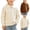 White, variant on Boys Collared Half‑Zip Knit Pullover Sweater, Long Sleeve Textured Knitted Tops, Warm Kids Outfit for Fall Winter School and Daily Casual Occasions White 7-8T