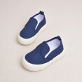 thumbnail image 3 of Dakaela 6M-8Y Infant Baby Girls Boys Canvas Shoes Soft Sole Toddler Slip on Walking Shoes Newborn Crib Loafers Casual Sneakers Blue 13, 3 of 7
