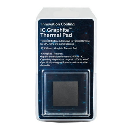 Innovation Cooling Graphite Thermal Pad – Alternative To Thermal Paste/Grease (30 X (Best Thermal Paste For Laptop)