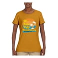thumbnail image 2 of Wild Bobby,Del Boca Vista Seinfeld Retirement Community, Streetwear, Women Graphic Tee, Gold, X-Large, 2 of 4