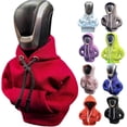 thumbnail image 2 of Cubierta de perilla de cambio de marchas de coche, Mini Sudadera con capucha, cubierta de cambio de marchas de coche, embellecedor Interior automático Manual, nueva moda, 2 of 4