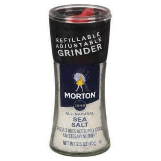 Morton Large 25 LB Kosher Plain Table Salt for Cooking and Baking