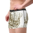 thumbnail image 2 of Yiaed Western Scenery With Old Wagon Print Men's Soft Cotton Boxer Shorts Breathable Boxers Underwear Moisture-Wicking Underwear Stretch Boxer Briefs for Man-Small, 2 of 5