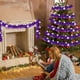 thumbnail image 1 of Cinta para árbol de Navidad para colgar adornos | Tira decorativa de lana para coronas y guirnaldas | Ribete festivo de 200 cm para decoración de ventanas, fiestas y el hogar, 1 of 8