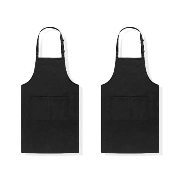 Injueey Delantal largo de para mujer, delantales para hornear con cuello, Protector de ropa multifuncional antiincrustante, fábricas de alimentos Suministros de limpieza para el hogar Injueey HA065691-00
