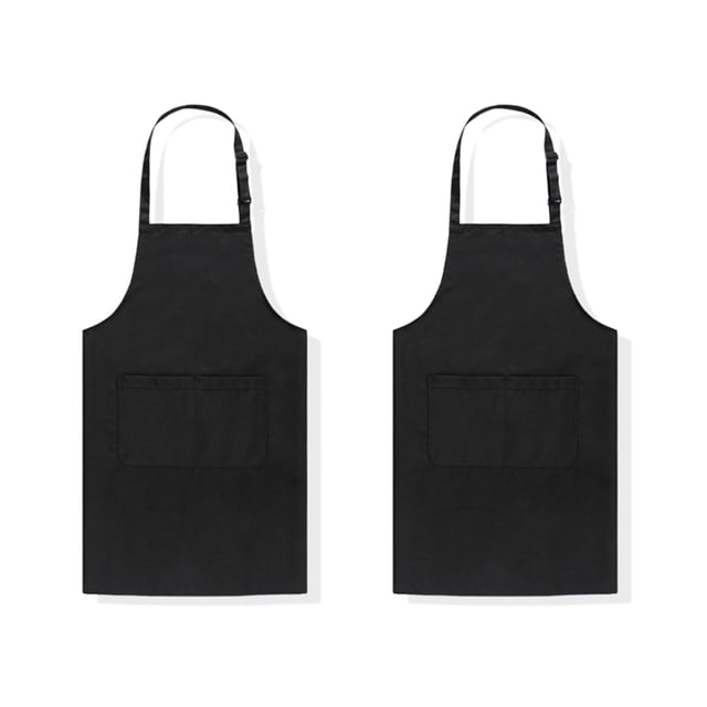 Bearachild Delantal largo de para mujer, delantales para hornear con cuello, Protector de ropa multifuncional antiincrustante, fábricas de Suministros de limpieza para el hogar