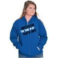 thumbnail image 4 of Because Im EMT Thats Why Medical Tech Zip Up Hoodie Men's Women's Brisco Brands S, 4 of 5