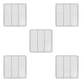 thumbnail image 2 of Transemion Portable Pet Playpen Panel Cage Fence Metal Guinea pig Wire dense black Grid 5Set, 2 of 6