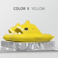 thumbnail image 3 of Cartoon Shark Flip Flops, Non-Slip Thick-Soled Beach Flip Flops, Quick-Drying Funny Pool Sandals, 3 of 5