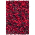 thumbnail image 7 of SAFAVIEH Rio Cassandra Confetti Polyester Shag Area Rug, Red/Multi, 2'6" x 4', 7 of 7
