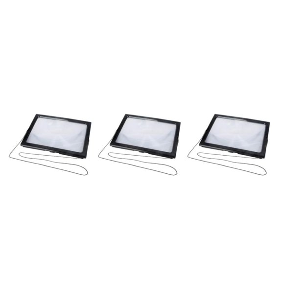 Seitruly 3X Reading Magnifier Foldable Magnifying Loupe Desktop Lamp LED Book Light w Type1