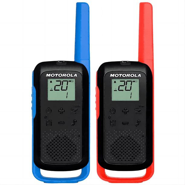 Walkie Talkie T62 | 16 Canales 121 Códigos de Privacidad | Doble Fuente de Energía 2 Unidades