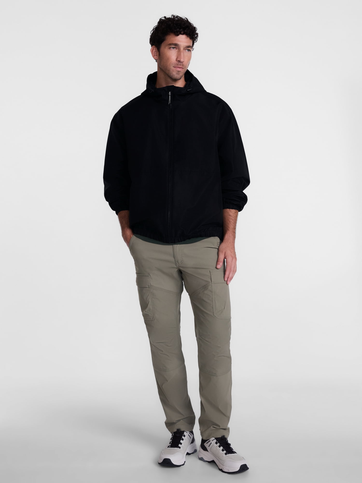 Ozark Trail Men's and Big Men's Windbreaker Jacket, Sizes S-3XL