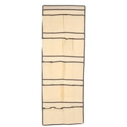 Home Non-woven Fabric Door Wall Hanging 20 Pockets Shoes Socks Organizer Beige