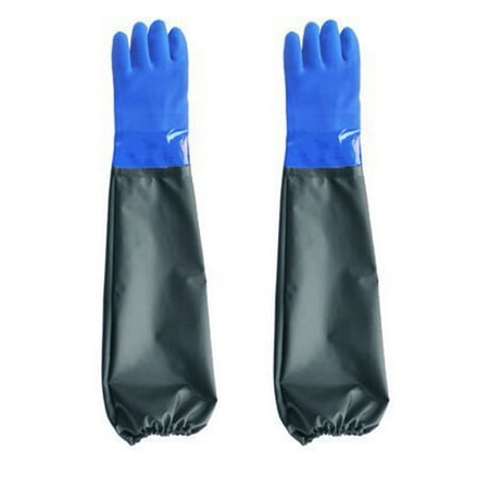 

Jmntiy 1 Pair Safety Work Gloves Anelku Waterproof Gauntlets Builders Fishing Drains Clearance