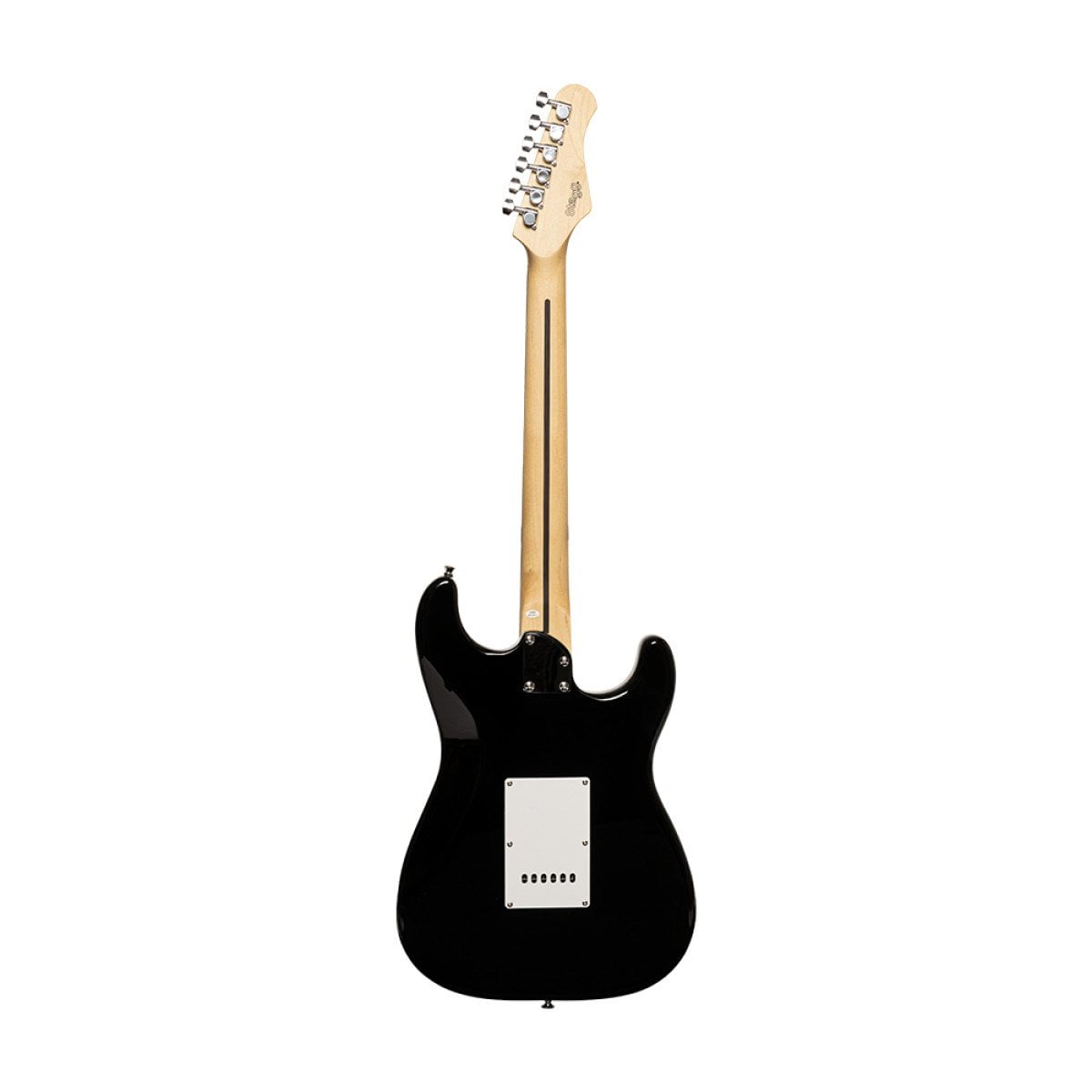 Stagg Model SES-30 BK LH Black Double Cutaway Style Electric Guitar, Left Handed