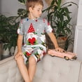 thumbnail image 4 of Balery Merry Christmas Gnome1 Conjunto de Pijama Infantil de Manga Corta con Estampado – Ropa de Dormir de Algodón Suave-XX-Large, 4 of 6