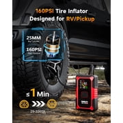 GOOLOO A5 Jump Starter with Air Compressor, 4000A Car Battery Jump Starter for All Gas & 10.0L Diesel Engines, 45W PD Fast Charging, Portable 12V Jump Box with 160 PSI Tire Inflator Auto Shut-Off