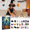 thumbnail image 2 of Calendario de cuenta atrás para Halloween, set sorpresa con juguetes para niños y adultos, 2 of 6