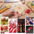 thumbnail image 4 of 1Box Wooden Blocking Board for Knitting Granny Square Blocking Mat with 20 Detachable Stainless Steel Nail for Making Cushions Scarves Hats Headbands Shawl 7.9 X 7.9, 4 of 9