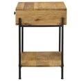 thumbnail image 6 of Declan 1-drawer Wood Accent Side Table Natural Mango, 6 of 12
