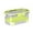 Green #2, variant on Outdoor Food Storage Container | 25.5x15x11cm Plastic Bento Box with Clear Lid & Silicone Seal | Airtight Picnic & Camping Lunch Box for Fresh Food Storage
