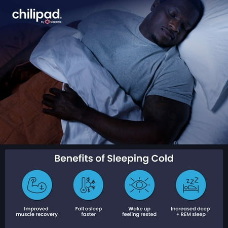 ChiliSleep - Cube Cooling & Heating Mattress Pad (Half Cali King - 84" L x 36" W)
