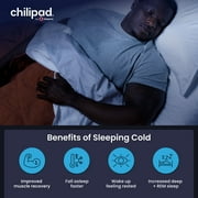 Chilipad Cube Bed Cooling System - Cooling & Heating Mattress Topper, ME Half Cal King Bedsize