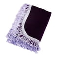 thumbnail image 1 of Phenofice Housse de Piano Moderne Violette en Velours avec Bord à Franges Artistiques, 1 of 8
