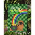 thumbnail image 3 of Red Pekingese St. Patricks Day Flag Garden Size, 3 of 3