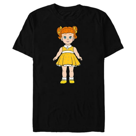 Disney Pixar Toy Story 4 Gabby Gabby Doll T-Shirt- Short Sleeve Blended T-Shirt for Adults - Customized-Black