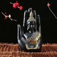 thumbnail image 3 of Adornos de resina, adornos de Buda, estatua de Buda de Tailandia, figura de Feng Shui hecha a mano con resina enmarcada, adornos de meditación para decoración del hogar, artesanías decorativas, 3 of 5